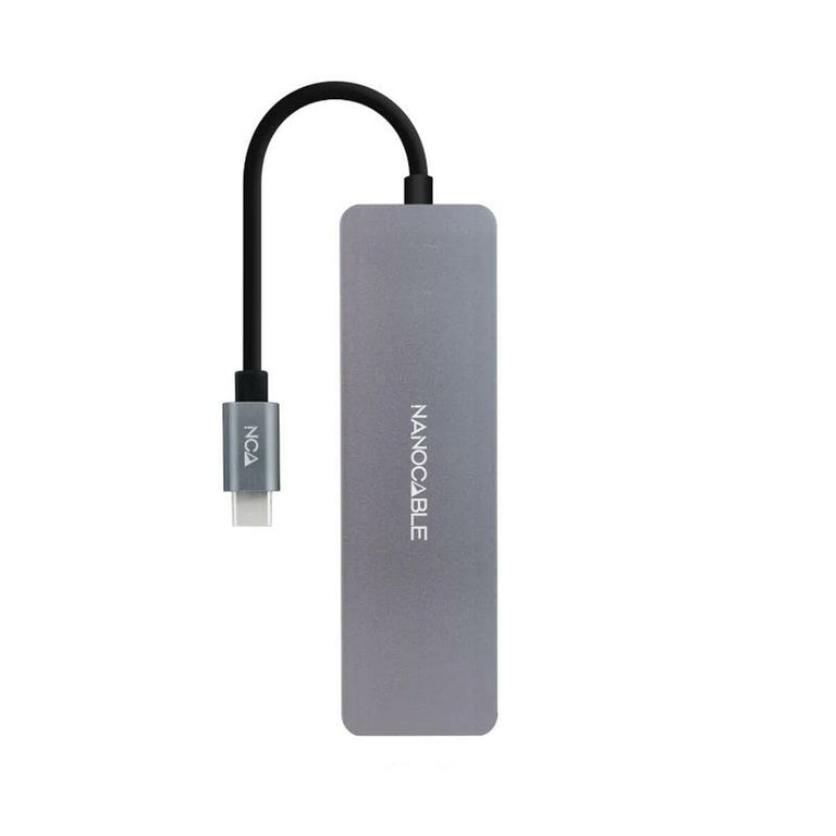 Hub USB NANOCABLE 10.16.4409 Gris