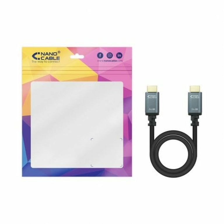 Câble HDMI NANOCABLE 10.15.8010 10 m Noir