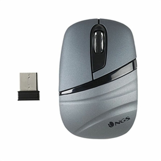 Mouse NGS ASH DUAL Black Black/Silver (1 Unit)