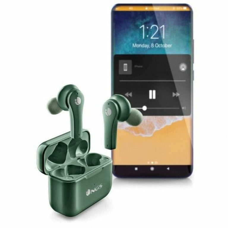 Écouteurs in Ear Bluetooth NGS ELEC-HEADP-0369 Vert