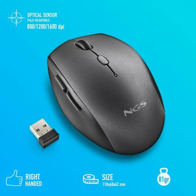 Souris NGS NGS-MOUSE-1228 Noir