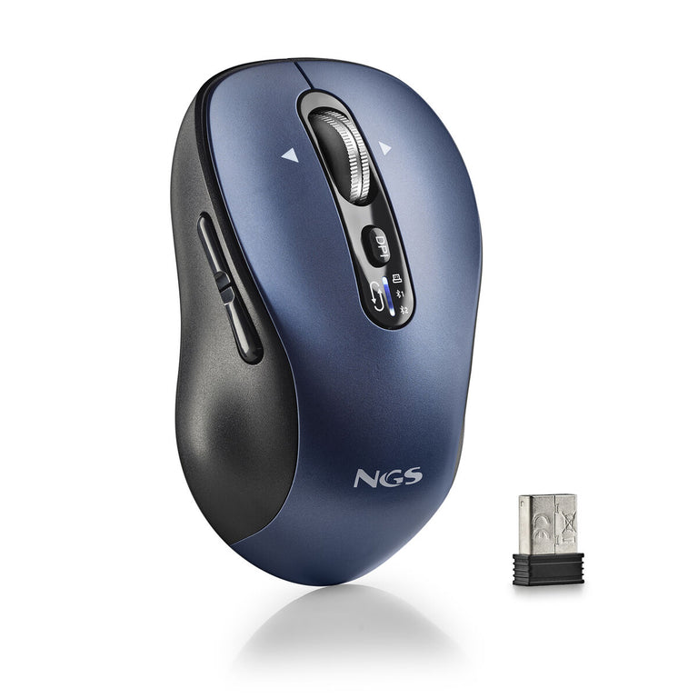 Souris NGS INFINITY-RB Noir/Bleu 3200 DPI