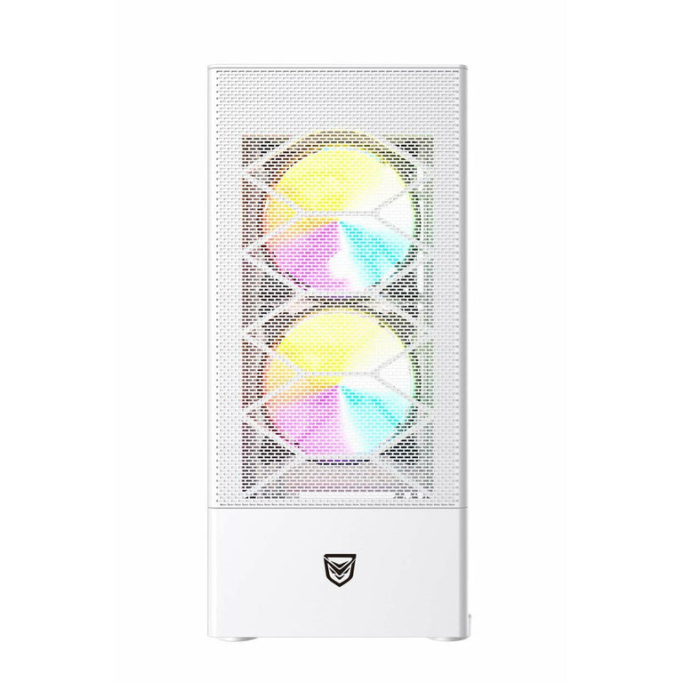 Boîtier ATX semi-tour Nfortec Caelum RGB Blanc