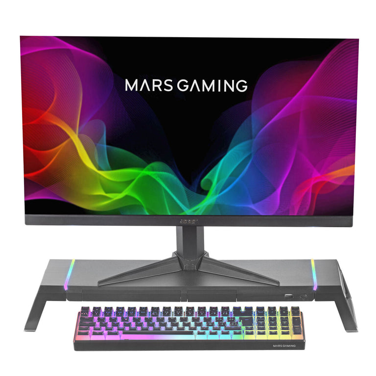 Support de table d'écran Mars Gaming MGSONE Noir LED RGB