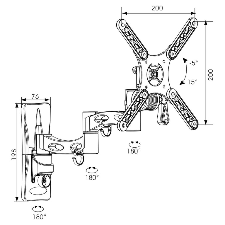 Support de TV TM Electron 20 kg 10"-32"