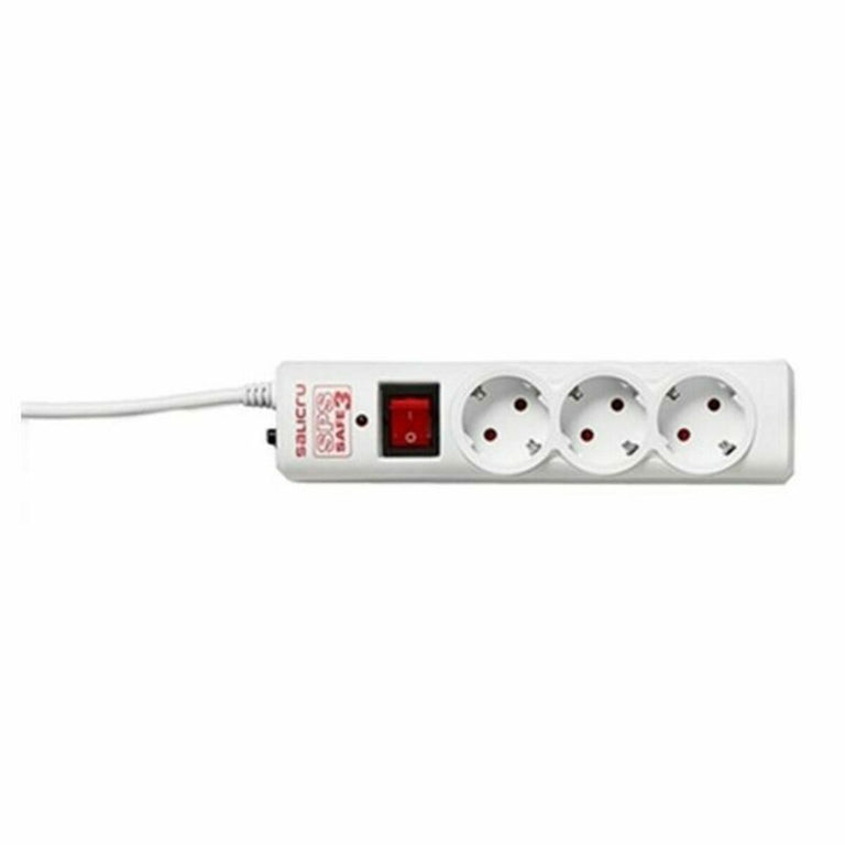 Rallonge 3 prises Schuko avec interrupteur Salicru SPS SAFE 3 (1,5 m)