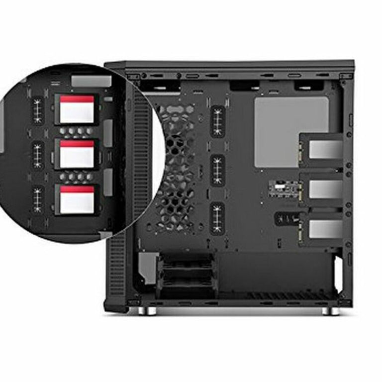 Boîtier ATX semi-tour Nox NXHUMMERTGX RGB Noir