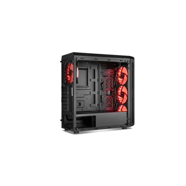 Boîtier ATX semi-tour Nox NXHUMMERTGM LED RGB Noir