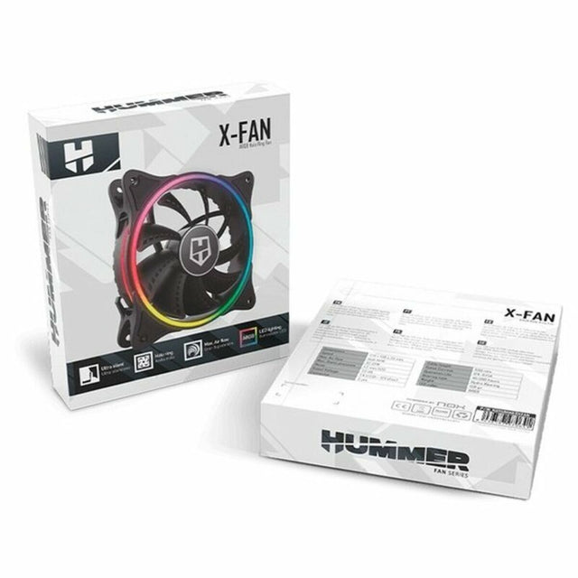 Ventillateur Nox NXHUMMERXFAN Ø 12 cm 1100 rpm LED ARGB