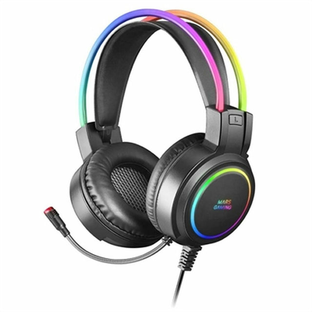 Headphones with Microphone Mars Gaming MHRGB