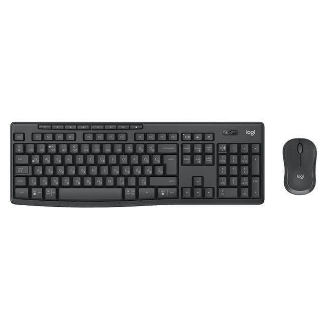 clavier et souris Logitech MK370 Graphite Qwerty hebreo