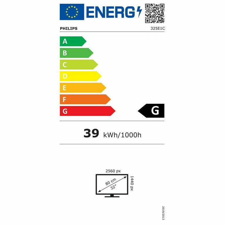 Écran Philips 325E1C/00 31,5" LED VA LCD Flicker free 50-60  Hz