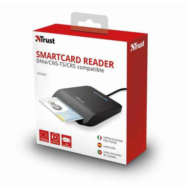 DNI/SIP Card Reader Trust Primo Black Plug & Play