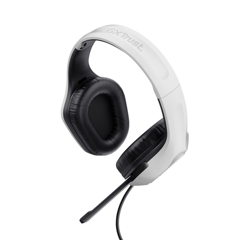 Casques avec Microphone Trust 24993 Blanc Noir Noir/Blanc