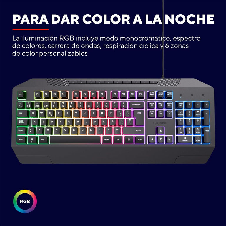 Clavier Trust 24998 Noir