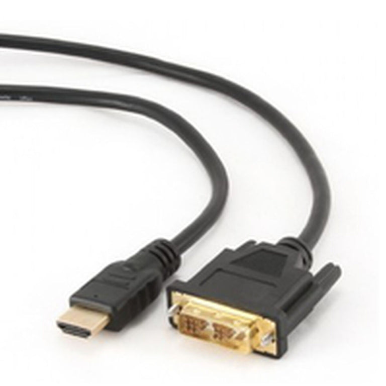 Adaptateur HDMI vers DVI GEMBIRD 5m, HDMI/DVI, M/M Noir 5 m