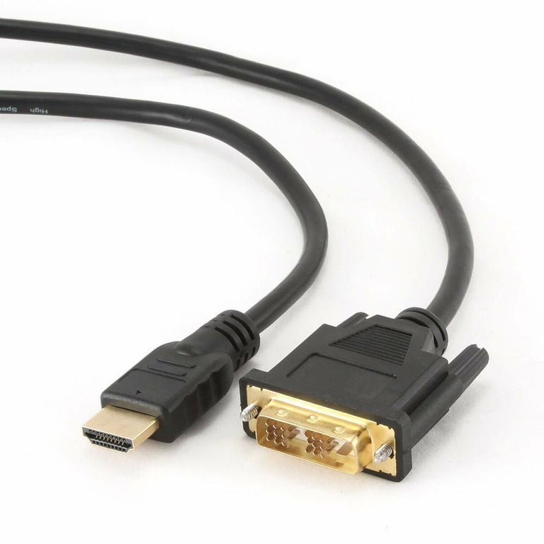 Adaptateur HDMI vers DVI GEMBIRD 5m, HDMI/DVI, M/M Noir 5 m