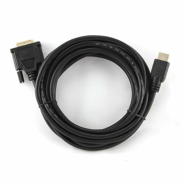 Adaptateur HDMI vers DVI GEMBIRD 5m, HDMI/DVI, M/M Noir 5 m