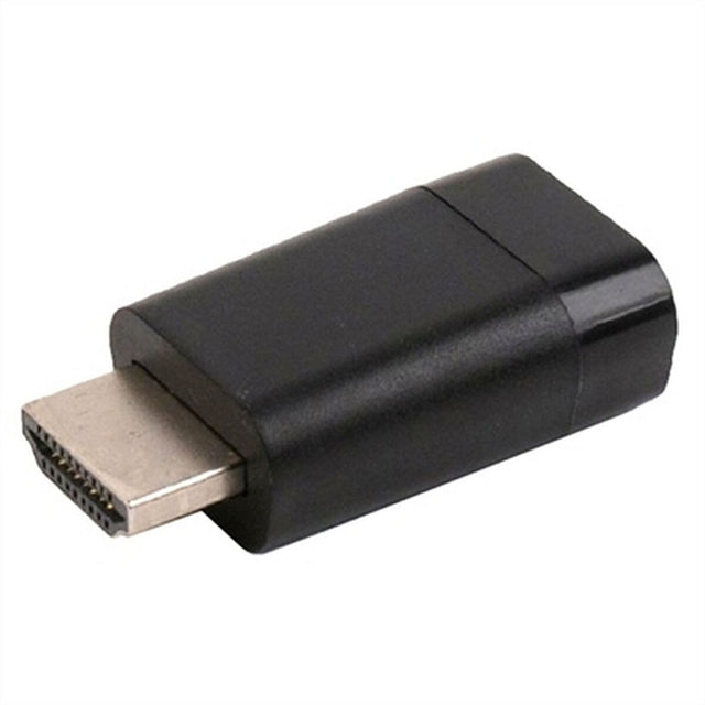 HDMI to VGA Adapter GEMBIRD A-HDMI-VGA-001 1080 px 60 Hz Black