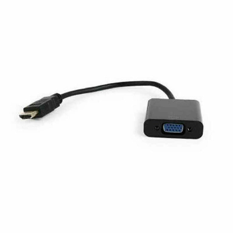 Adaptateur HDMI vers VGA GEMBIRD A-HDMI-VGA-04 Noir 15 cm