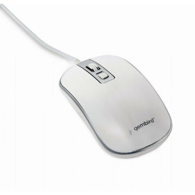 Mouse with Cable and Optical Sensor GEMBIRD MUS-4B-06-WS 1200 DPI