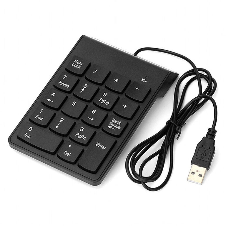 Numeric keyboard GEMBIRD KPD-U-03 Black