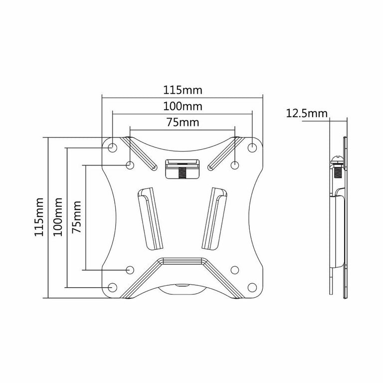 TV Mount Neomounts NM-W25BLACK 10" 30" 25 kg