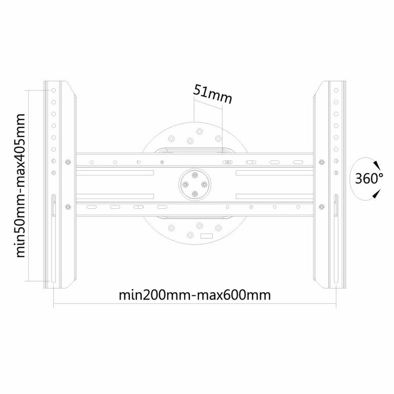 TV Mount Neomounts LED-WR100BLACK 75" 50 kg