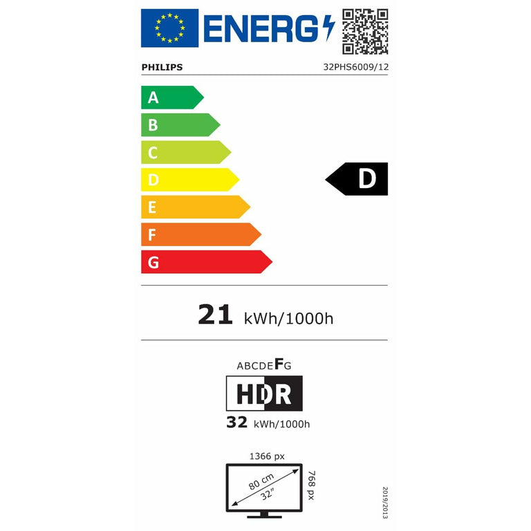 TV intelligente Philips 32PHS6009 HD 32" LED