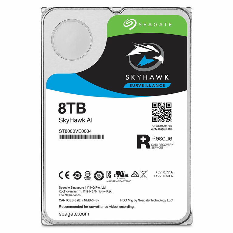 Disque dur Seagate SkyHawk AI 3,5" 8 TB HDD 8 TB