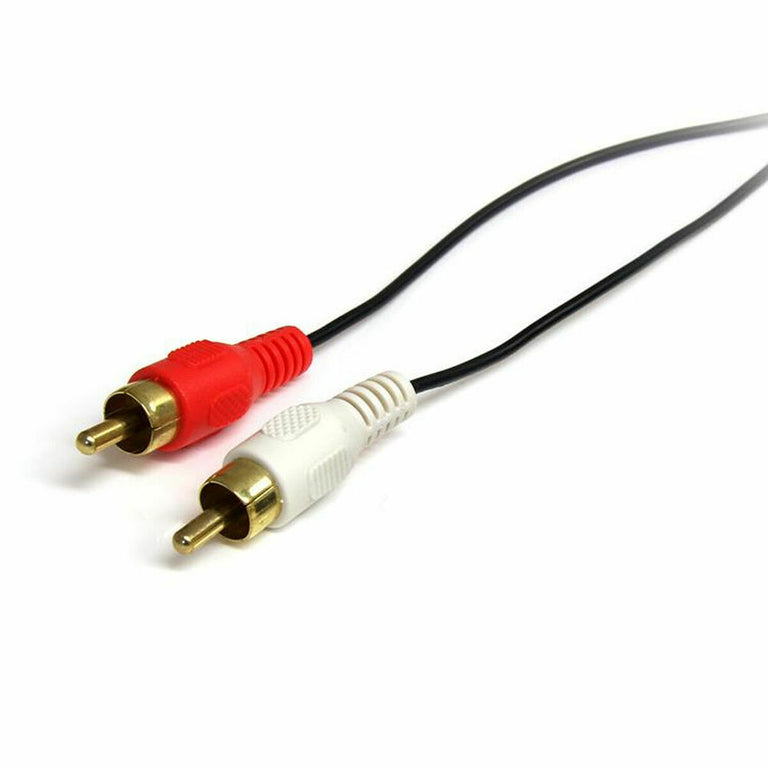 Audio Jack (3.5mm) to 2 RCA Cable Startech MU3MMRCA Black