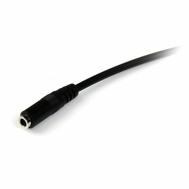 Jack Extension Cable (3.5 mm) Startech MUHSMF1M             Black 1 m