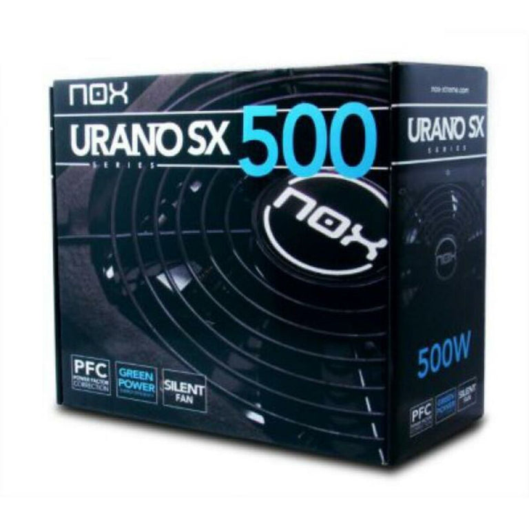 Bloc d’Alimentation Nox Urano SX ATX 500W ATX 500 W CE & RoHS, FCC