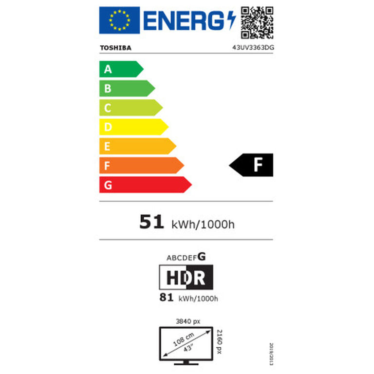 Smart TV Toshiba 43UV3363DG 4K Ultra HD 43" LED