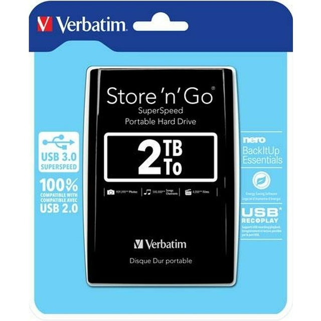 Disque Dur Externe Verbatim Store n Go 2 TB