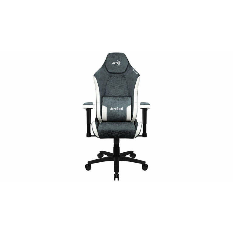 Chaise de jeu Aerocool Crown AeroSuede Bleu Noir Acier