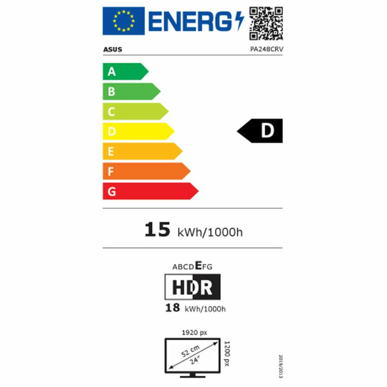 Écran Asus PA248CRV 24,1" WUXGA 75 Hz