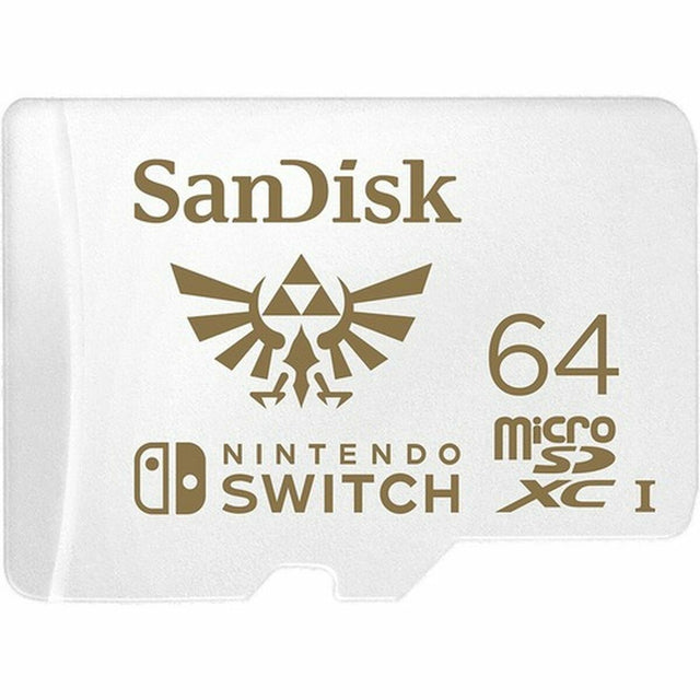 Carte Mémoire SDXC SanDisk SDSQXAT-064G-GNCZN Blanc