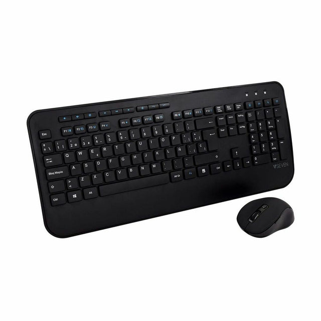 clavier et souris V7 CKW300ES Espagnol Qwerty Espagnol