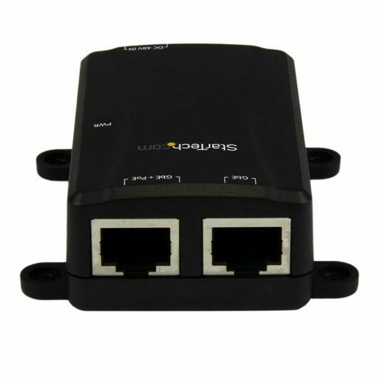 Switch Startech POEINJ1GW 1000 Mbps Noir