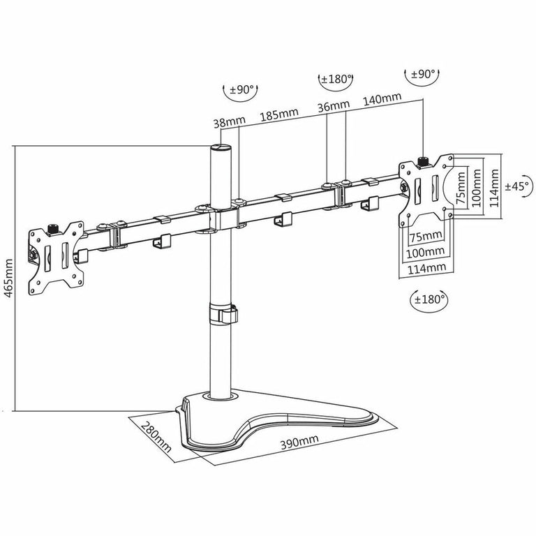 Support de table d'écran V7 DS2FSD-2E