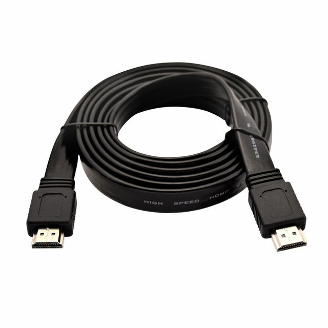 Câble HDMI V7 V7HDMI4FL-02M-BK-1E  (2 m)