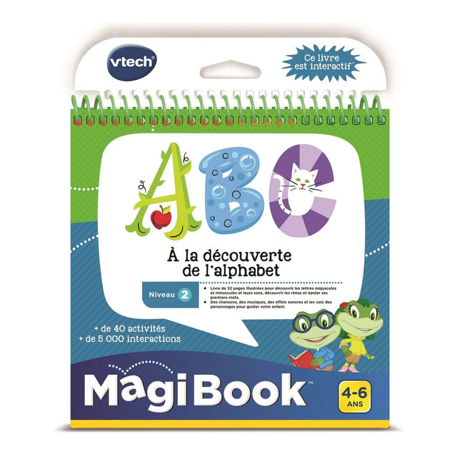 Cahier Vtech Magibook Interactive Book  ABC, Discovering The Alphabet (FR)