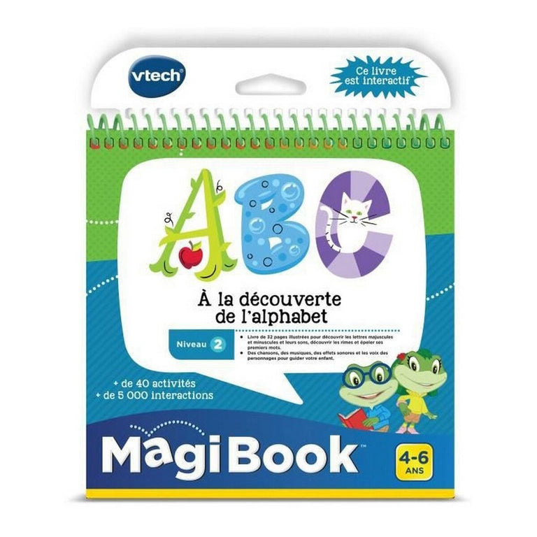 Notebook Vtech Magibook Interactive Book  ABC, Discovering The Alphabet (FR)