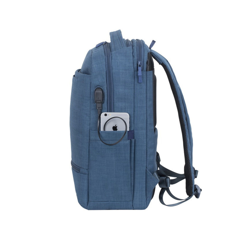 Laptop Case Rivacase Biscayne Blue 17,3"