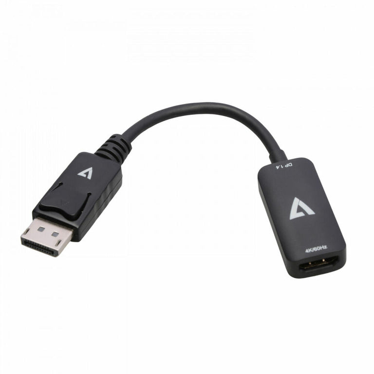 Adaptateur DisplayPort vers HDMI V7 V7DPHDMIACTV         Noir 4K Ultra HD