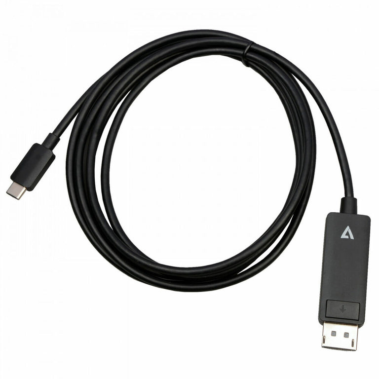 Adaptateur USB C vers DisplayPort V7 V7USBCDP14-2M        (2 m) 8K Ultra HD