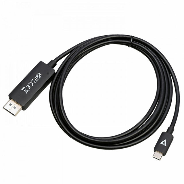 Adaptateur USB C vers DisplayPort V7 V7USBCDP14-2M        (2 m) 8K Ultra HD