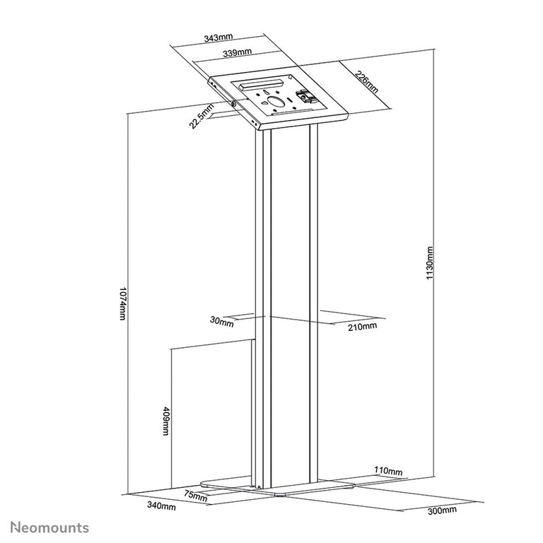 Tablet Neomounts FL15-750WH1 11" White