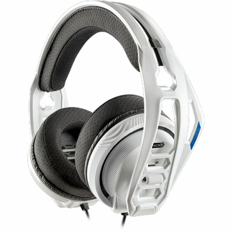 Casques avec Micro Gaming Nacon RIG400HSW Blanc Jack 3.5 mm 1,3 m